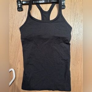 Dark Grey Ribbed Tank Top lululemon